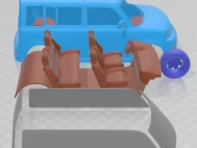 Scion xB 2003 Printable Car 3D print model