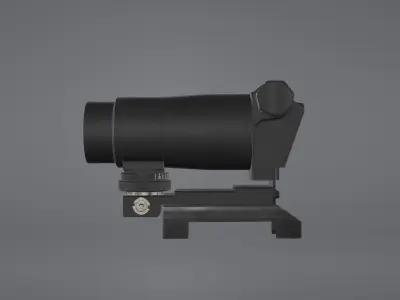 PK-AS Russian Optic Low-poly 3D model