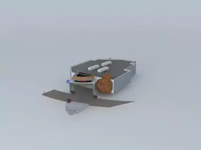 Shipwreck Cafe - SeaWorld San Diego 3D model