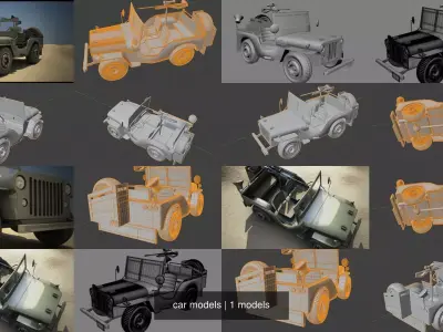 car models 3D Model Pack