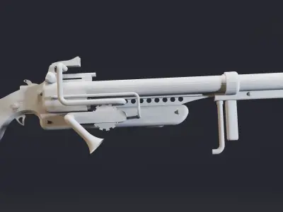 6- Rayguns- High detail 3d models Low-poly 3D model