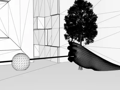 out of hand Free low-poly 3D model