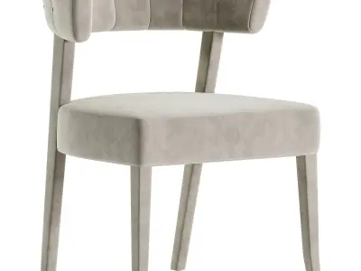 chelsea table customizable chair 3D model