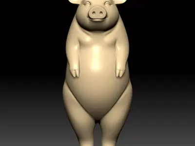Pig Sculpture 3D model