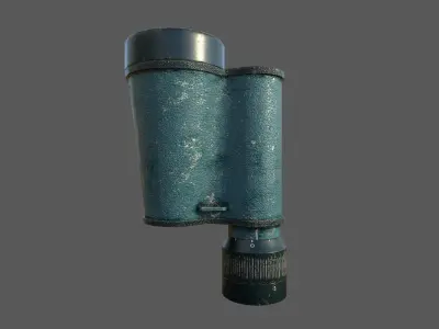 Monocular MP3 8x30 Low-poly 3D model