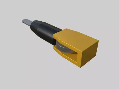 Permanent Cautery Spatula Free low-poly 3D model