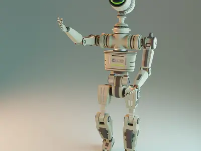 Robot 3D model 75