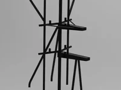 Mast Fairmount Summit 3D print model