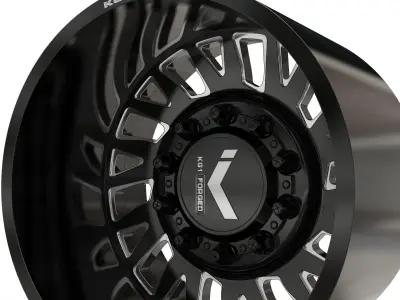 REAR KG1 KD001-B-1 DUALLY WHEEL 3D MODEL 3D model