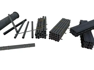 Construction Pack 3 Low-poly 3D model