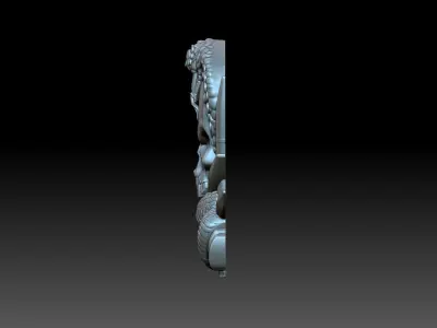 Skull and snake 3D print model