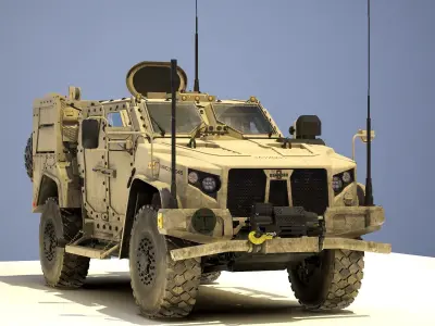 Jltv Oshkosh Low-poly 3D model