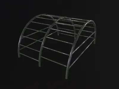 Soviet Oldschool Climber Low-poly 3D model purchase