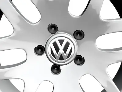 Volkswagen Polo 9n sedan Wheel Free 3D model