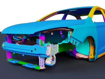 Car Frame01 3D model