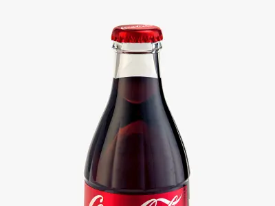 CocaCola Bottle Glass 3D model