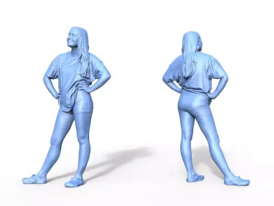 Betty for ship models or diorama 3D print model