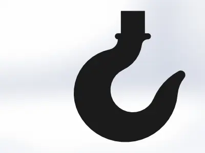 C Kanca hook 3D model