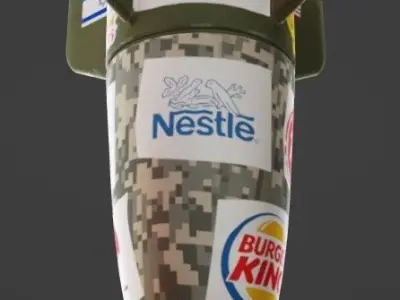 Military Bombs on Gaza Free low-poly 3D model