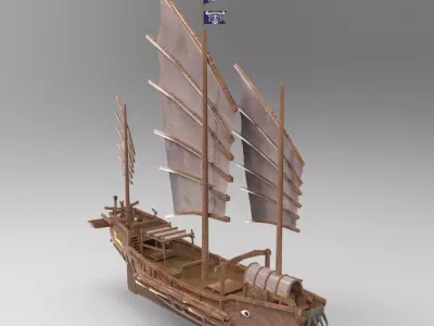 Renaissance Ships 3D model