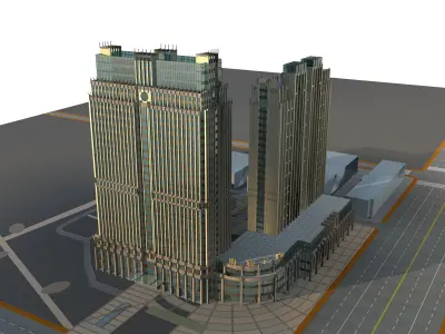 Commercial Building Collection 50 items Vol2 3D model