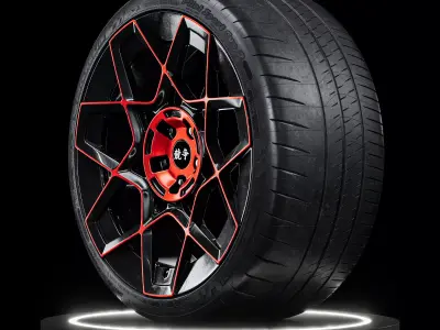 Michelin Pilot Sport Cup 2 305 30 ZR20 3D model