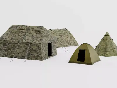-Tents- 3D model