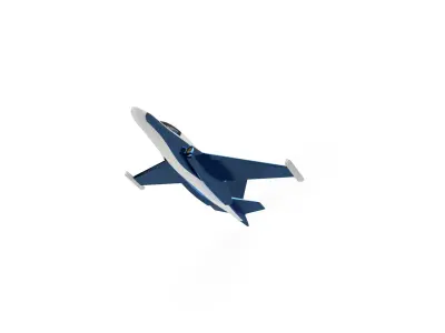 su-39 jet flying 3D print model