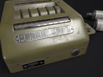 Transvertex coin machine Low-poly 3D model