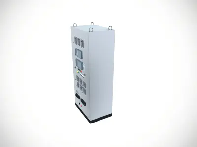 Control Panel Low-poly 3D model order