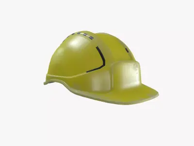 Construction Safety Helmet Low-poly 3D model purchase