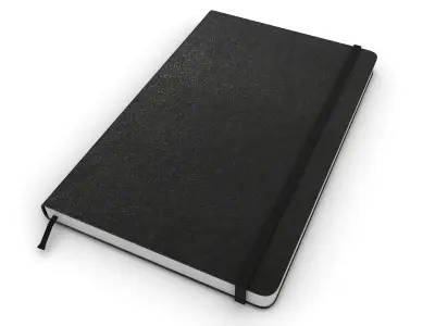 Moleskine notebook 3D model purchase