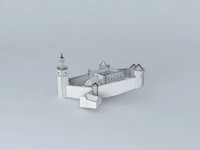 Old Castle  Free 3D model