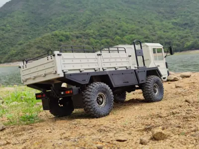 Cat 1 TRX4 4x4 Sideboard Flatbed - 1-10 RC body attachment 3D print model