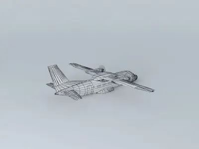 Yakutia Airlines An 140 Free 3D model