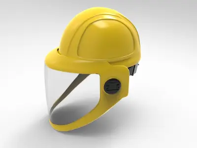 Safety Helmet VR   Low-poly 3D model