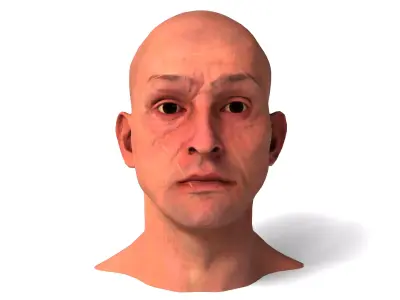 Soldier Man Head 3D Model 3D model