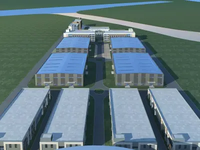 Office Building 3D model 218