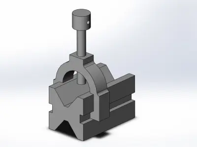York assembly or v block 3D model