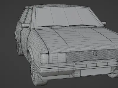 alfa Romeo Low-poly 3D model