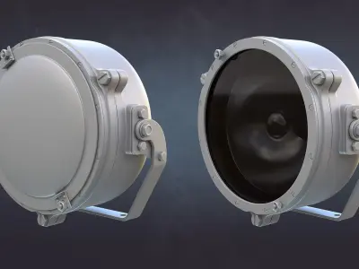 OU-3G Tank Searchlight 3D model
