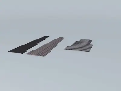 Asphalt Pieces Free 3D model