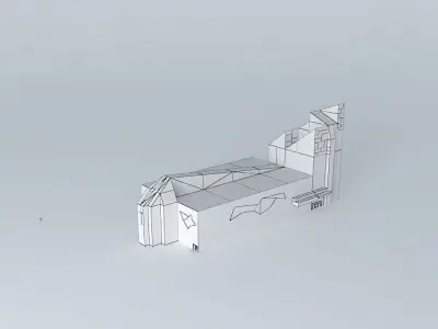 Modern Church Free 3D model