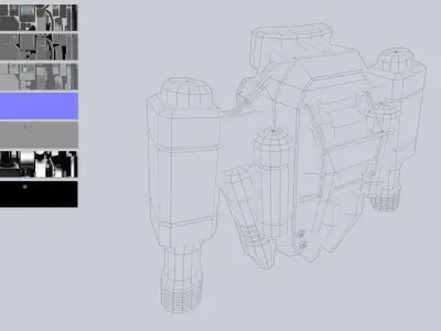 Scifi Jetpack Low-poly 3D model by Anima-Z from CGTrader