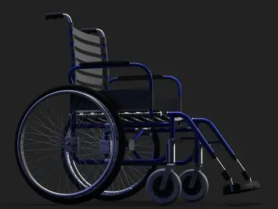 Wheelchair 3D Model 3D model