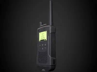 WALKIE TALKIE RADIO LP Low-poly 3D model Low-poly 3D model