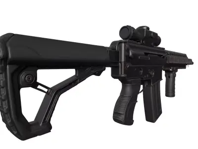 Pindad SS2 V4 A1 3D model