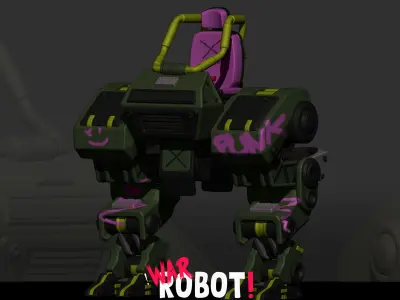 WAR Robot 3D print model