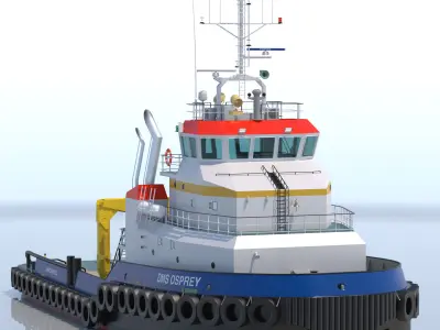 Shoalbuster Tug DMS Osprey 3D model