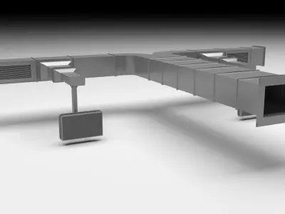 HVAC Ductwork 3D model